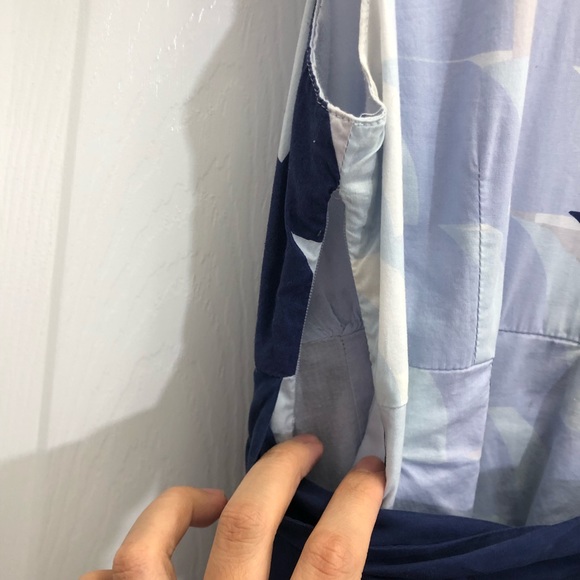 SOLD Maeve Anthropologie Blue Waves Dress - Picture 7 of 8